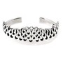 Sterling Silver Men's Flame Cuff Bracelet