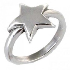Sterling Silver Wish Upon a Star Ring