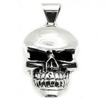 Sterling Silver Nino's Large Skull Pendant