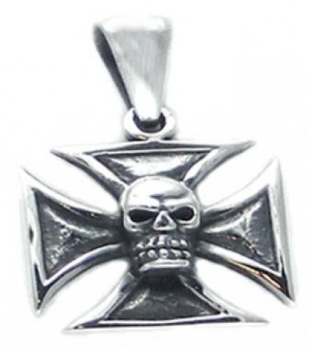 Sterling Silver Skull And M...