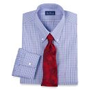 Pinpoint Oxford Two-Color Grid Buttondown Collar Dress Shirt