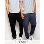  ASOS 2 Pack Slim Joggers S...