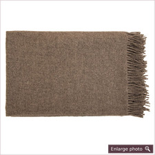 Pure alpaca ‘Honeycomb’ throw