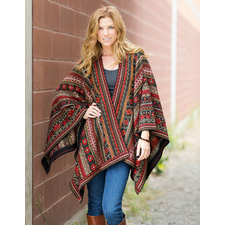 Knit Alpaca Ruana Julia