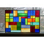 Geometric Stained Glass Pan...