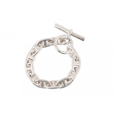 Hermes Silver Chain d'Ancre GM Bracelet