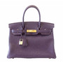 HERMES BIRKIN 30 RAISIN GHW