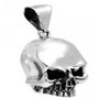 Streling Silver Large Jawless Skull Pendant