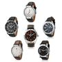 RICO SORDI Mens Set of 6 leather Watches