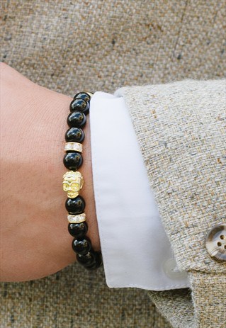 DUKE- ONXY & 22KT GOLD
