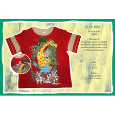 Animal Themed, handmade T-shirt for Boys-T-4T, 100% cotton