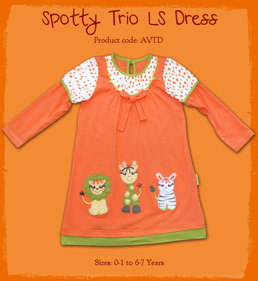 NWT-Girls-Spotty-Trio-Dress...