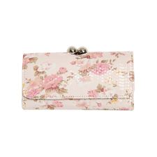 Floral Sequin Kisslock Wallet - Just Arrived
