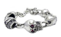 Sterling Silver Red Eye Sku...