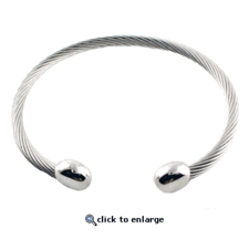 All Stainless Steel Cable Magnetic Therapy Bracelet