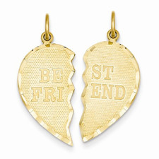 14k Best Friend Break-apart Charm