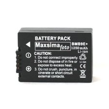 Maxsimafoto - DMW-BMB9 1250mAh BATTERY PACK for PANASONIC Lumix DMC FZ150, FZ100, FZ72, FZ70, FZ62, FZ60, FZ45, FZ40, FZ48, FZ47 BMB9, BMB9e.