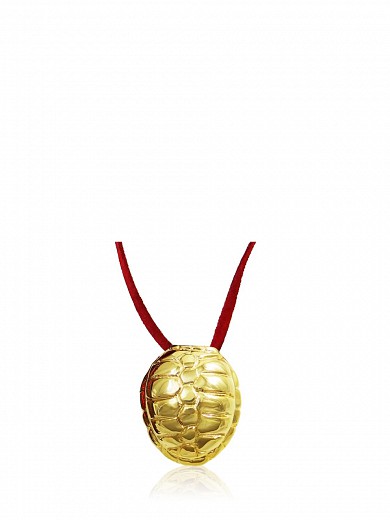 Turtle Pendant, Gold-plated