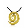 Spiral Pendant, Gold-plated