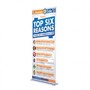 36" Retractable Pop-up Banner Stand with Printed Banner