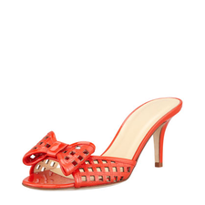 kate spade new york mailyn patent cutout slide, orange - Bergdorf Goodman