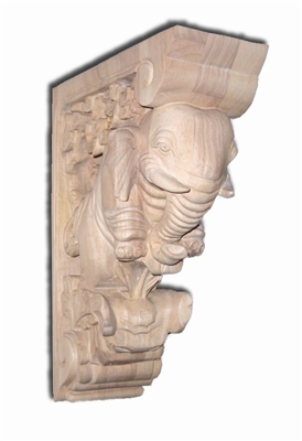 Elephant Corbel - Maple at ...