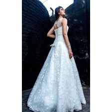 Elegant Shimmer Designer Wedding Gown