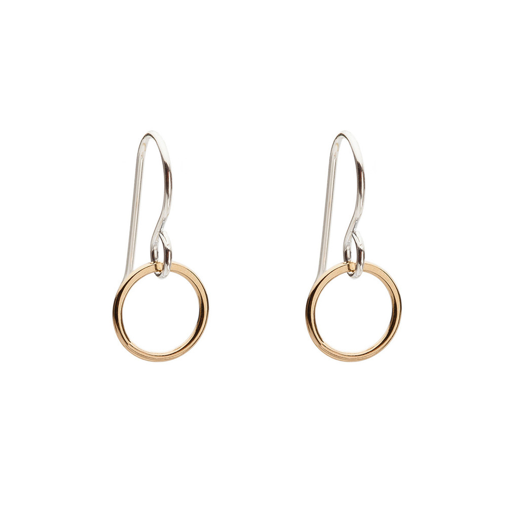 Cynthia Earrings - Gold Cir...