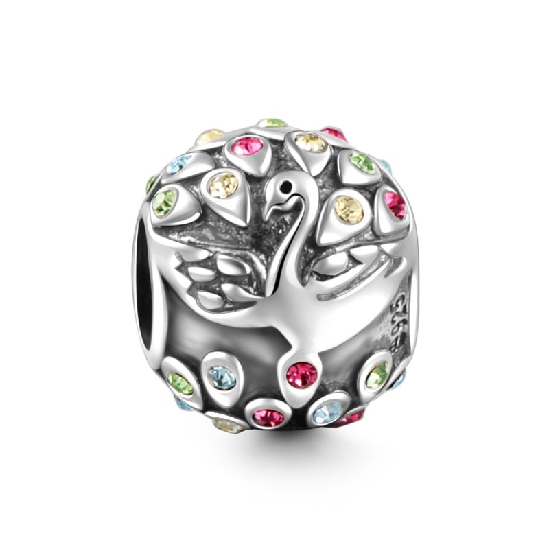 Peacock Charm 925 Sterling ...