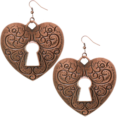 Rose Gold Swirl Heart Cutou...