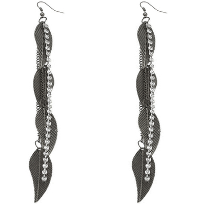 Pewter Rhinestone Drop Chai...