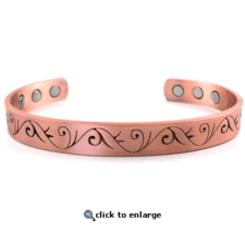 Vineyard Copper Magnetic Therapy Bracelet