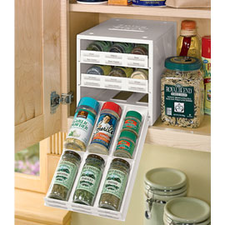Spice Stack You’ll see every jar on this space-saving rack.