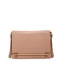 Kate – Smooth Leather Structured Crossbody Bag, Nude – Susu Handbags