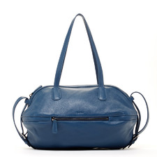 Catherine - Majorca Blue Leather Satchel – Susu Handbags
