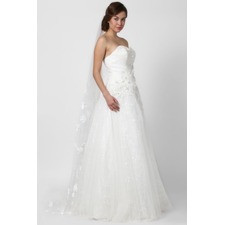 High Quality Rosy Tulle Wedding Gown