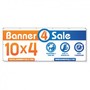 4 FT x 10 FT Vinyl Banner