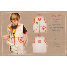 Boys Leopard Sleeveless Safari