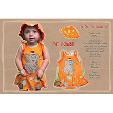 Girls One Piece Ellie Bee Crawler