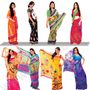 Manbhawan Eight Sarees Combo | Buy Eight Sarees Combo Online
