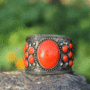 Orange Metal Bracelet - Zarood -  Quality Fashion from the Heart of India - 1