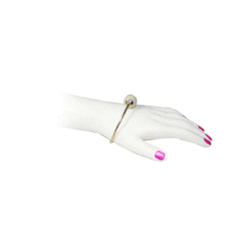 Royale Metal Golden Bangle - Zarood -  Quality Fashion from the Heart of India - 1