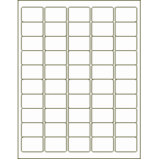 1-1/2 x 1 Rounded Corner Label