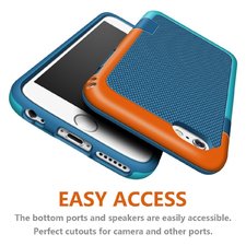 capa protetora para Iphone 6/6s emborrachada e anti impacto na EagleTechz capas para celular