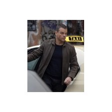 Untitled Matt Damon Bourne Sequel 5 Leather Jacket
