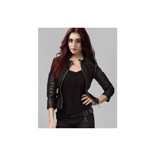 Shadowhunters The Mortal Instruments Clary Fray Leather Jacket
