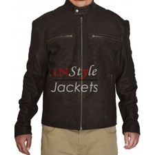 Captain America Civil War Chris Evans Brown Jacket