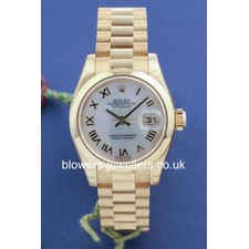 Ladies 18ct Rolex Oyster Perpetual Datejust 179168