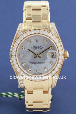 18ct Yellow Gold Rolex Pera...