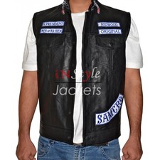 Jax Teller Sons of Anarchy Motorcycle Leather Vest